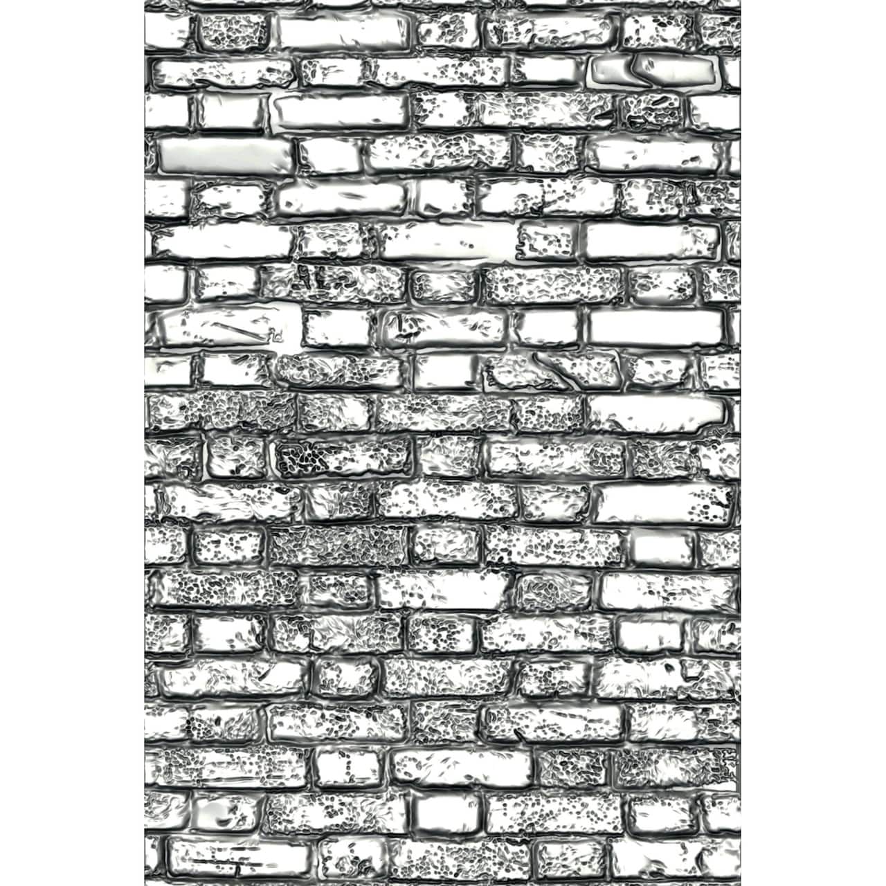 Sizzix® Tim Holtz Mini Brickwork 3D Texture Fades Embossing Folder